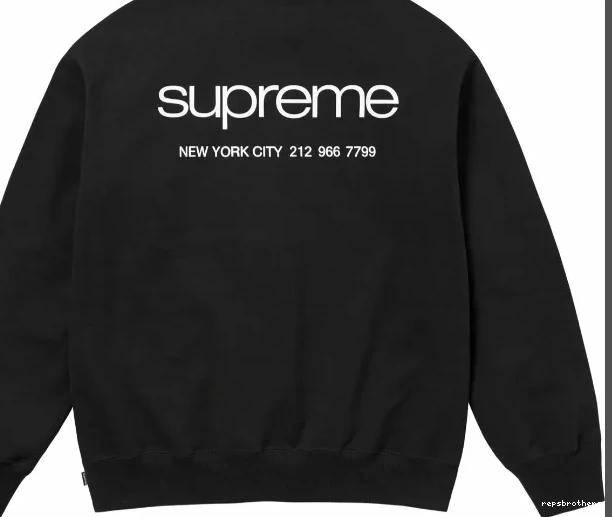 NYC Black Sapphire Hoodie Crewneck M L XL S 0729